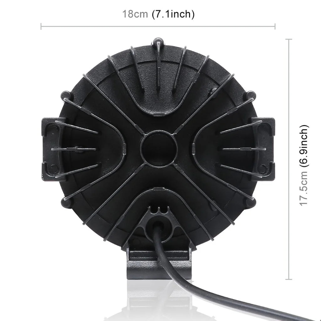 2 Pcs 3500Lm 6500K White Light 17 Led Waterproof Car Boat