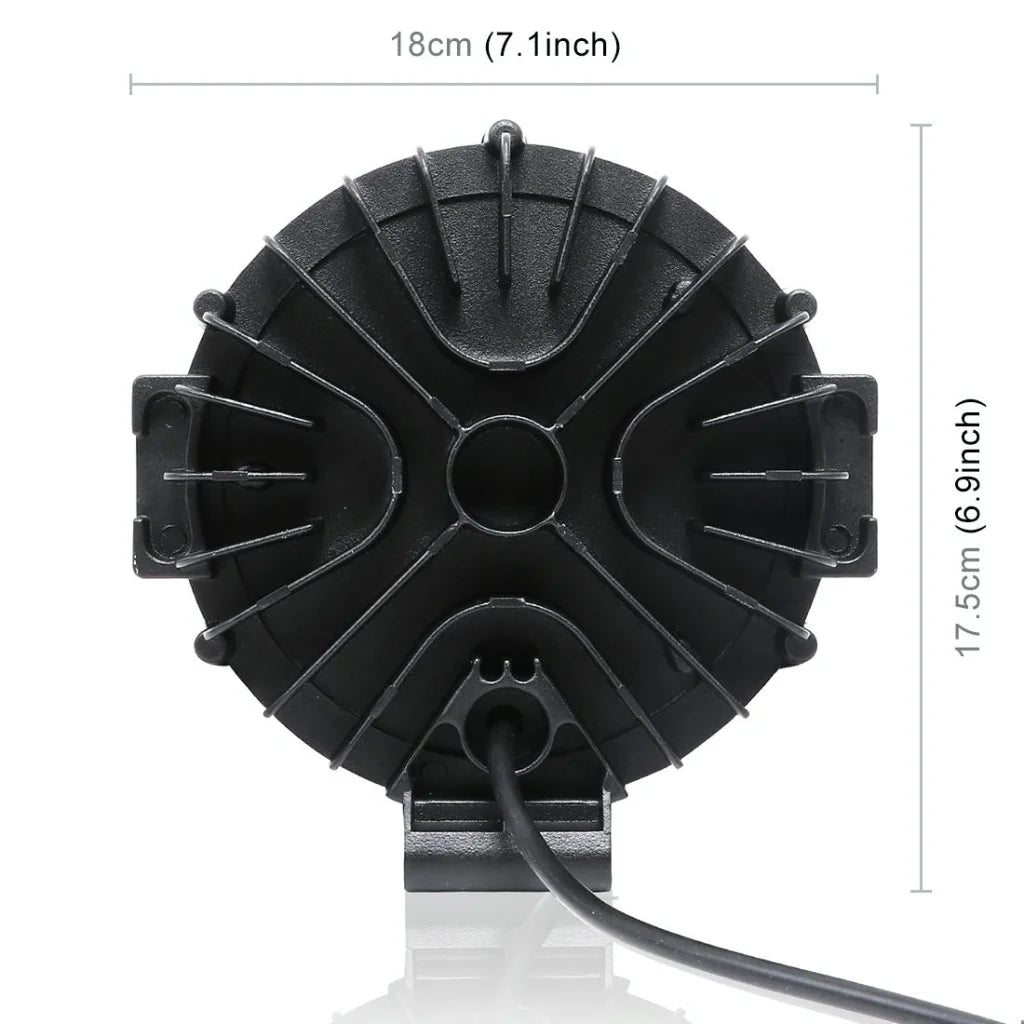 2 Pcs 3500Lm 6500K White Light 17 Led Waterproof Car Boat