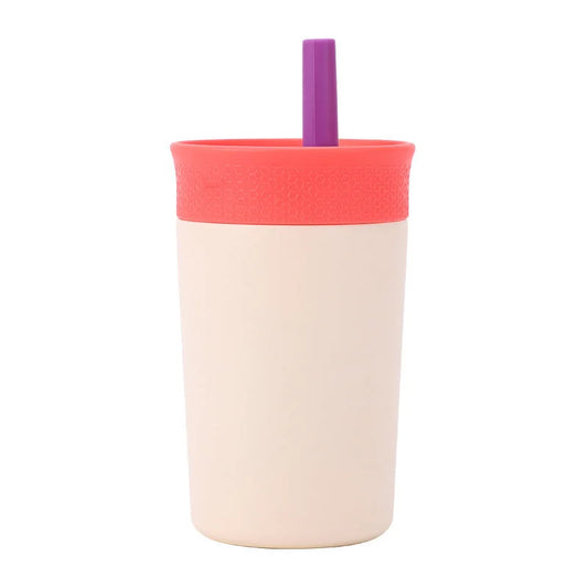 Set Of Two Beige 12oz Insulated