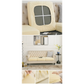 2 Pcs Beige Elegant Polyester Sofa Cover - Full Protection