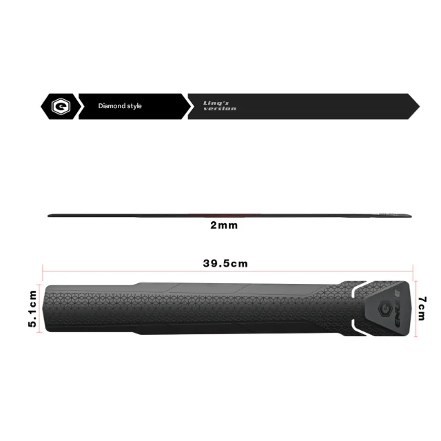2 Pcs Black Durable Bicycle Frame Down Tube Protector