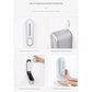 2 Pcs Black Modern Wall-Mounted Press Soap Dispenser