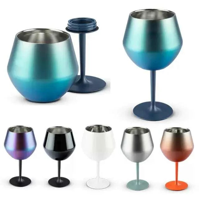 Set Of Two Blue Detachable Stainless