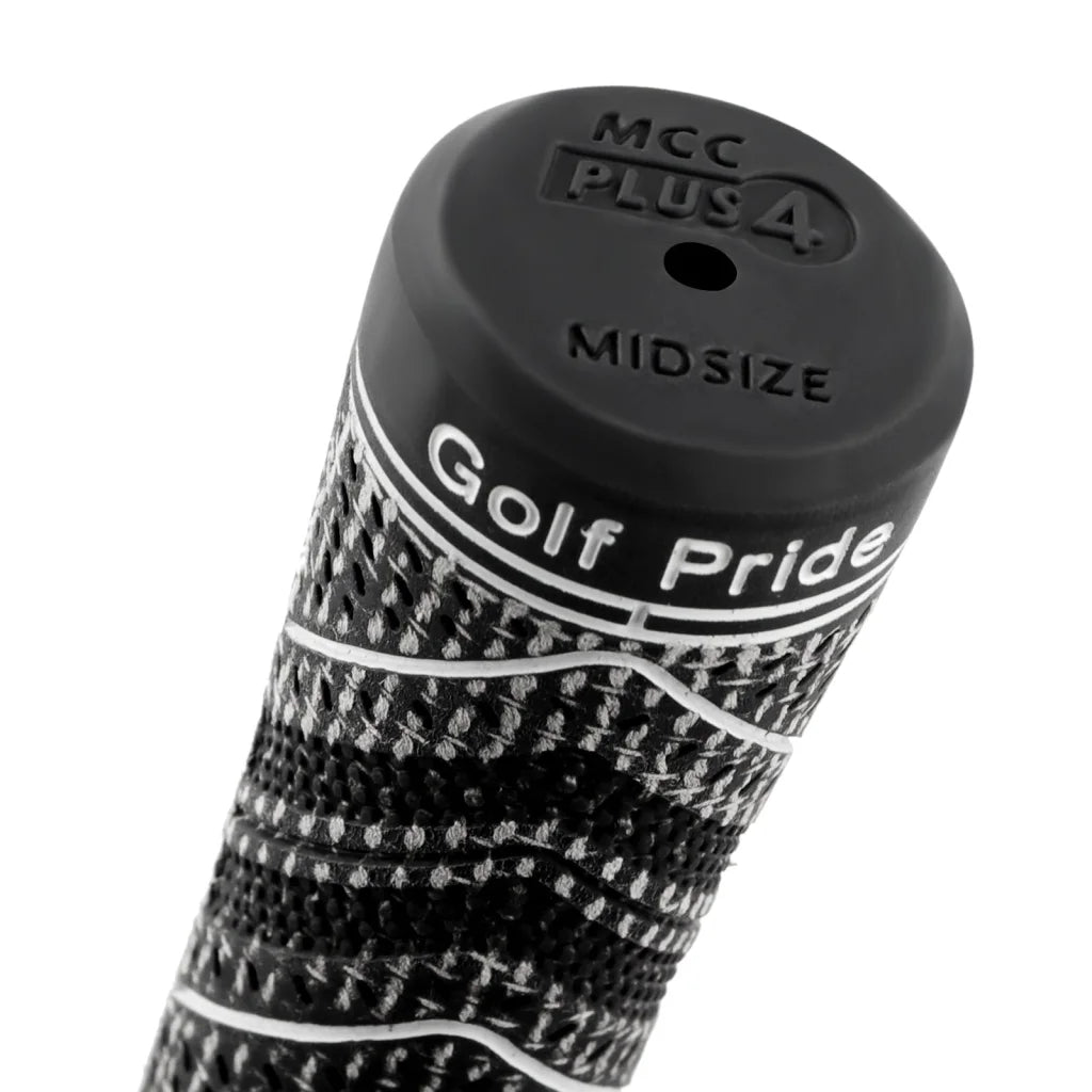 2 Pcs Blue MCC PLUS4 Midsize Golf Grip - Rubber and Cotton