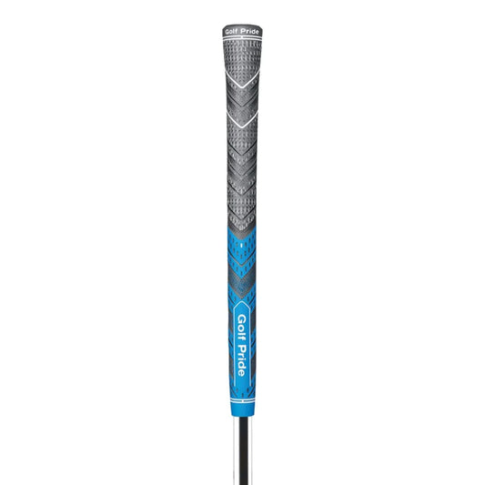 2 Pcs Blue MCC PLUS4 Midsize Golf Grip - Rubber and Cotton