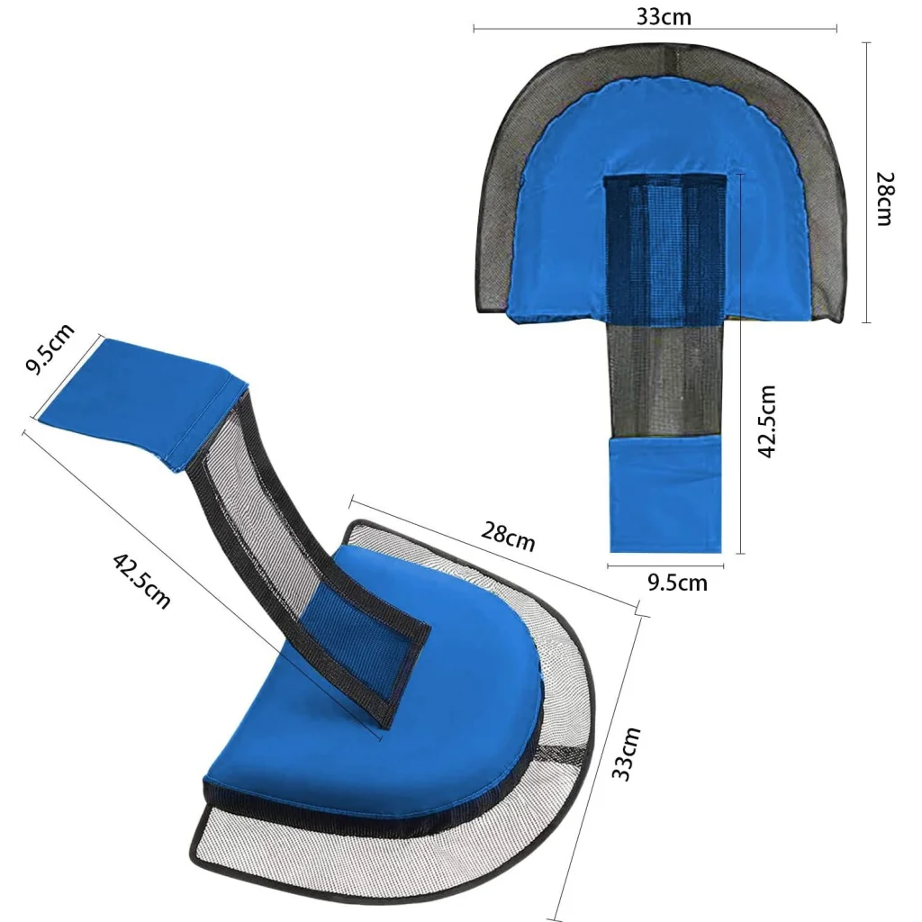 2 Pcs Blue Outdoor Animal Rescue Escape Net for Swimming