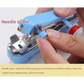 2 Pcs Blue Portable Mini Handheld Sewing Machine - Manual