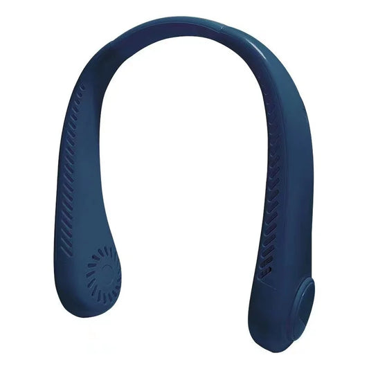 2 PCS Blue Portable Neck Fan - Hands-Free Personal Fan