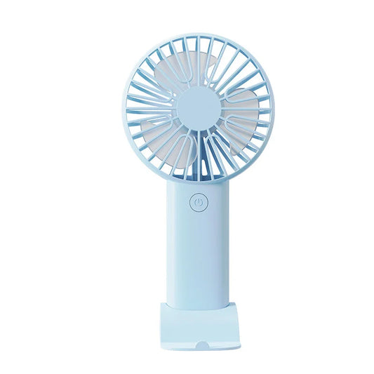 2 PCS Blue Portable USB Fan - 3 Speed Settings - Perfect