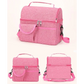 2 Pcs Blue Premium Double Layer Insulated Lunch Bag - 8.4L