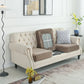 2 Pcs Brown Elegant Polyester Sofa Cover - Full Protection