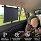 2 PCS Car Side Window Sunshade Protector UV Protection