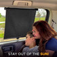 2 PCS Car Side Window Sunshade Protector UV Protection