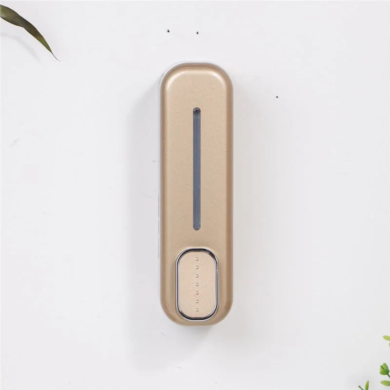 2 Pcs Gold Modern Wall-Mounted Press Soap Dispenser - 300ml