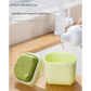 2 Pcs Green Cute Cat Press-to-Dispense Soap Pump & Sponge