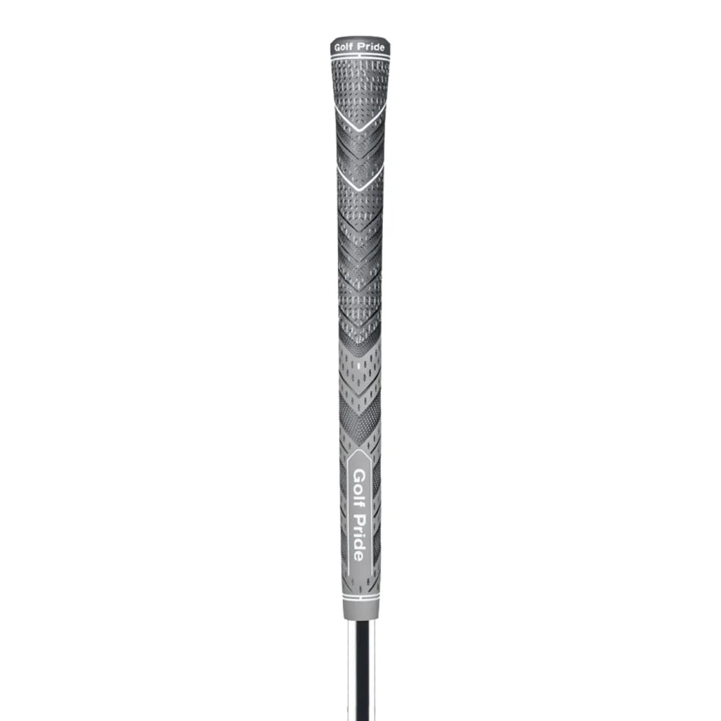 2 Pcs Grey MCC PLUS4 Midsize Golf Grip - Rubber and Cotton