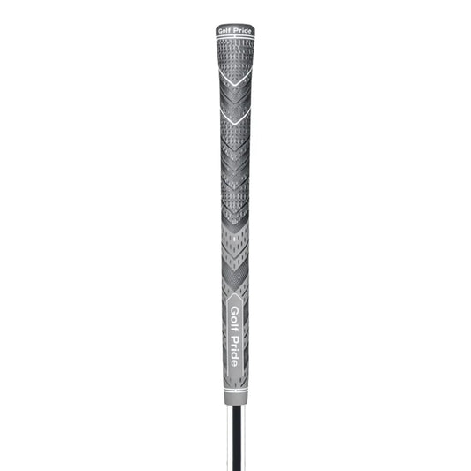 2 Pcs Grey MCC PLUS4 Midsize Golf Grip - Rubber and Cotton