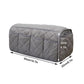 2 Pcs Grey Quilted Sofa Armrest Organizer Caddy