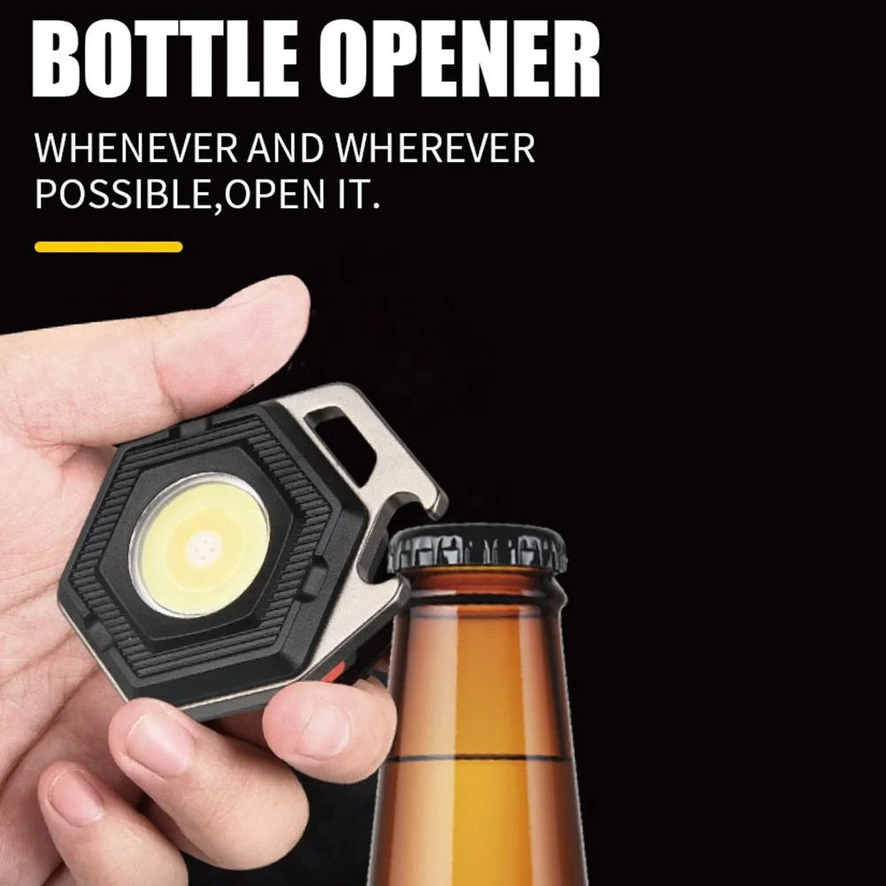 2 pcs Hexagon Mini flashlight for outdoor and self-defense