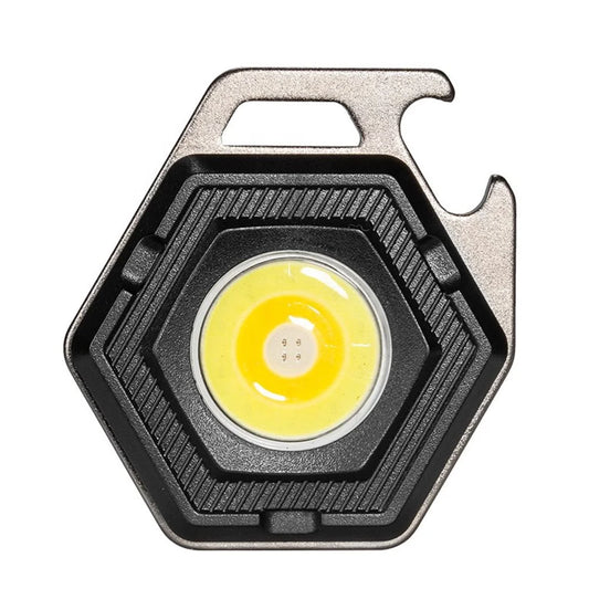2 pcs Hexagon Mini flashlight for outdoor and self-defense