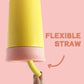 2 Pcs Light Blue 12oz Insulated Tumbler with Straw - 304