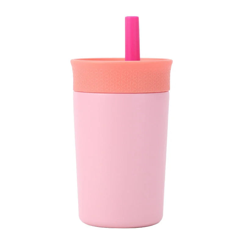 Set Of Two Pink 12oz Insulated