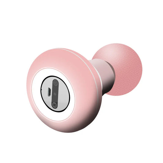 2 Pcs Pink Mini Massage Gun - 6-Speed Muscle Relaxer USB