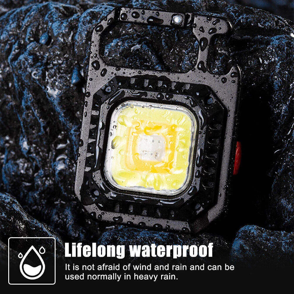 2 pcs Rectangle Mini flashlight for outdoor
