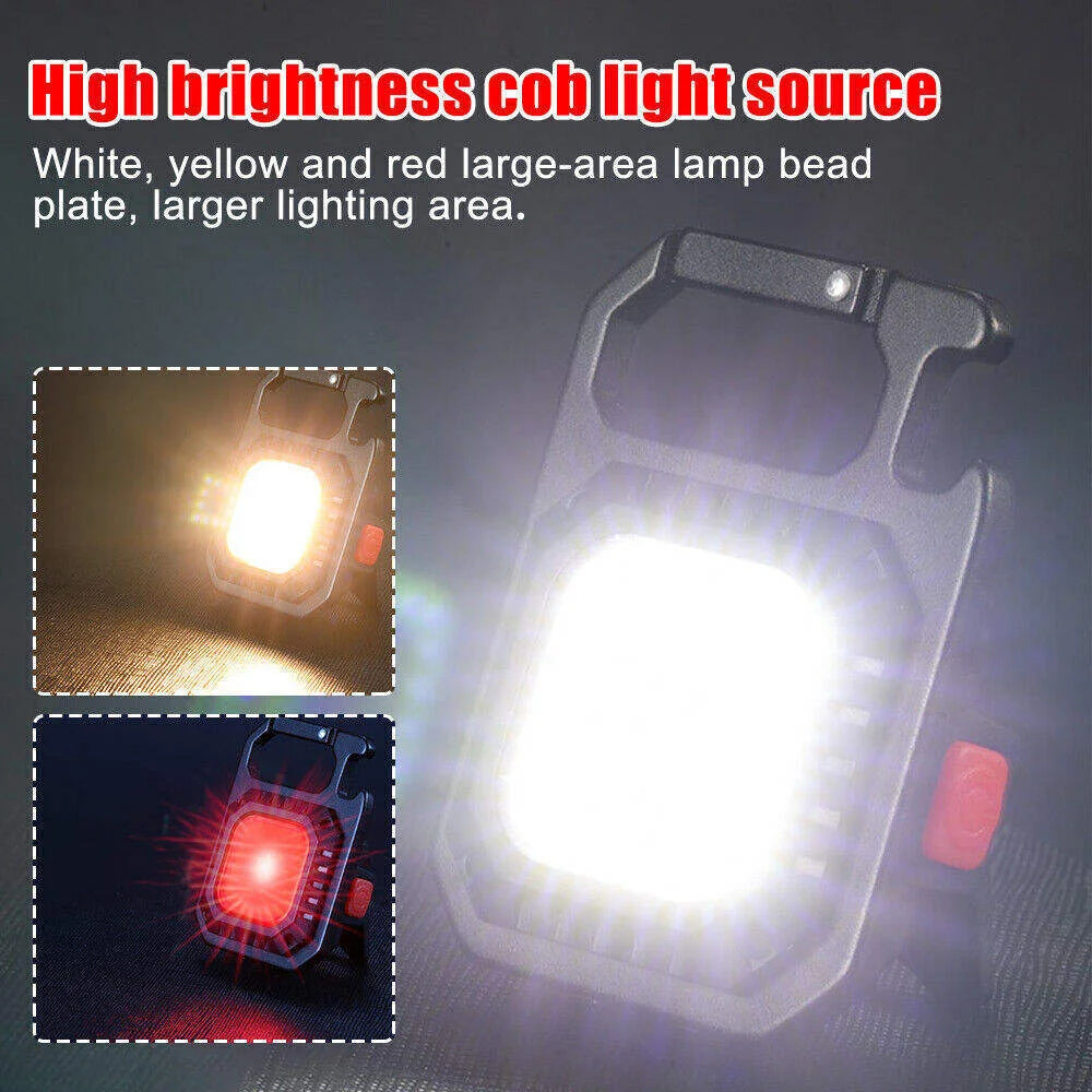 2 pcs Rectangle Mini flashlight for outdoor