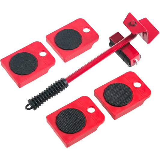 2 Pcs Red Heavy Duty Furniture Moving System Sliding Dolly