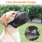 2 Pcs Size S Black Breathable Mesh Dog Muzzle