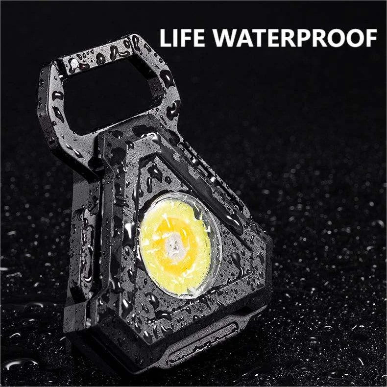 2 pcs Triangle Mini flashlight for outdoor and self-defense