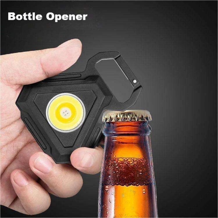 2 pcs Triangle Mini flashlight for outdoor and self-defense