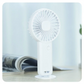 2 PCS White Cute USB Rechargeable Handheld Fan - Phone