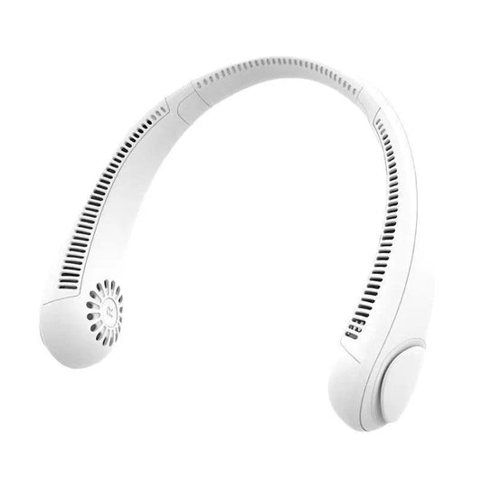 2 PCS White Portable Neck Fan - Hands-Free Personal Fan
