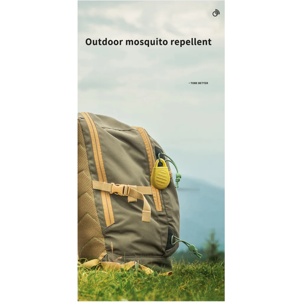 2 Pcs White Portable Ultrasonic Pest Repeller