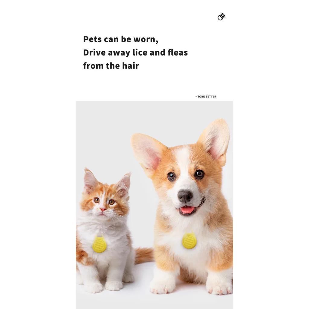 2 Pcs White Portable Ultrasonic Pest Repeller