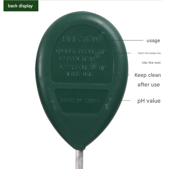 2 Pcs White Soil Moisture Meter - Accurate Plant Water