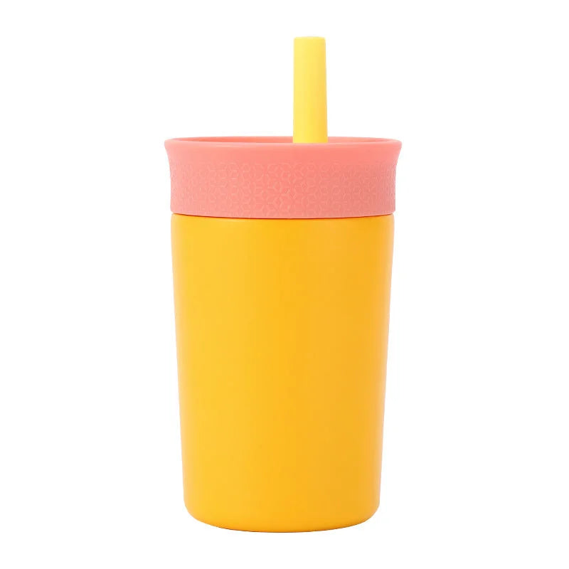 Set Of Two Yellow 12oz Insulated
