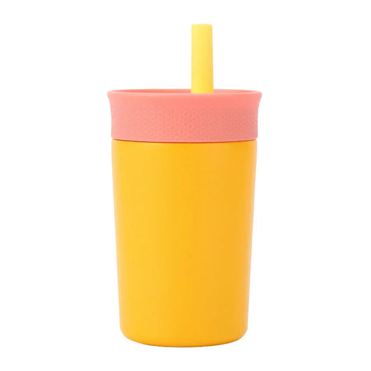Set Of Two Yellow 12oz Insulated