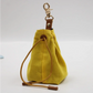 2-PCS Yellow Clip-On Canvas Dog Treat Pouch - Portable