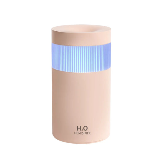 2-Piece Pink Mini Desktop Humidifier - Portable Mist Maker