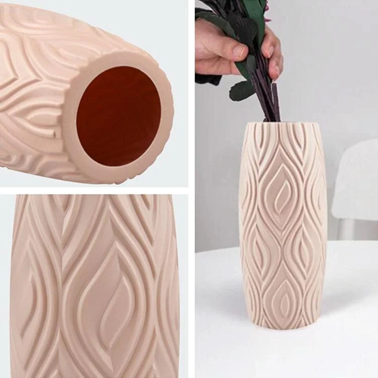 2-piece Plastic Vase Set for Creative Flower Arrangements