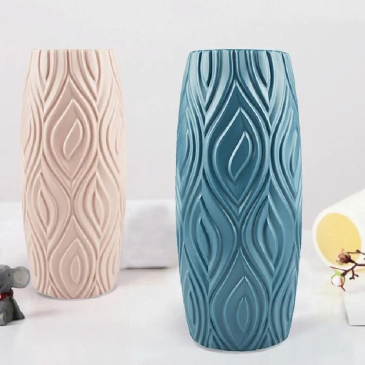 2-piece Plastic Vase Set for Creative Flower Arrangements