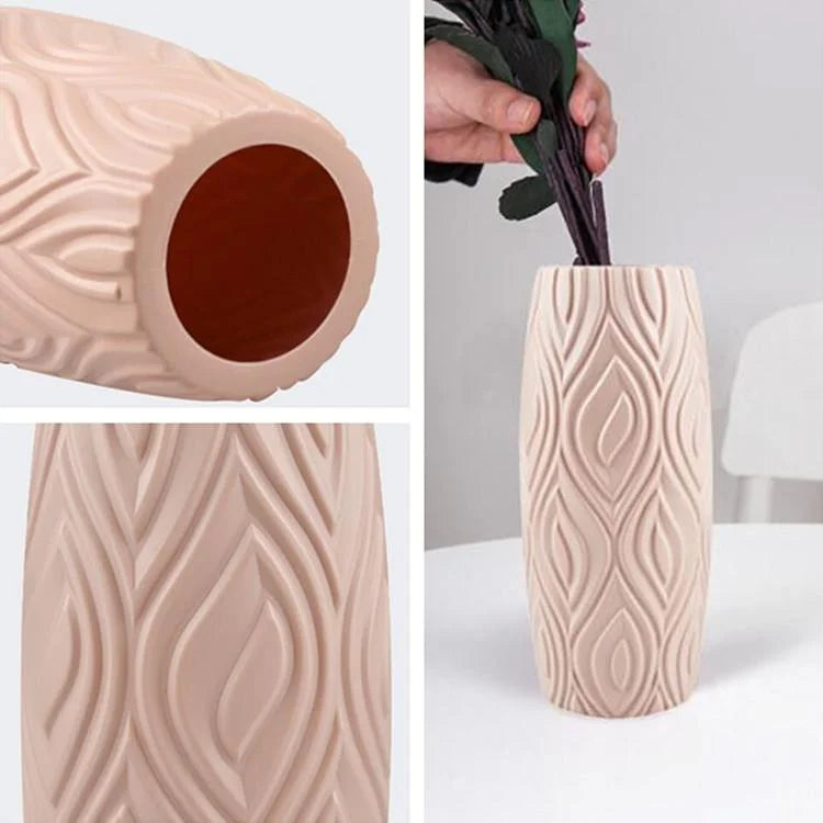 2-piece Plastic Vase Set for Creative Flower Arrangements