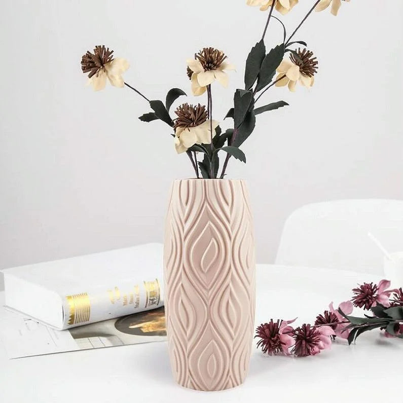 2-piece Plastic Vase Set for Creative Flower Arrangements