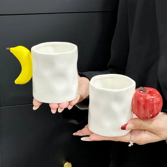 2 Piece Set Apple And Banana Creative Fruit