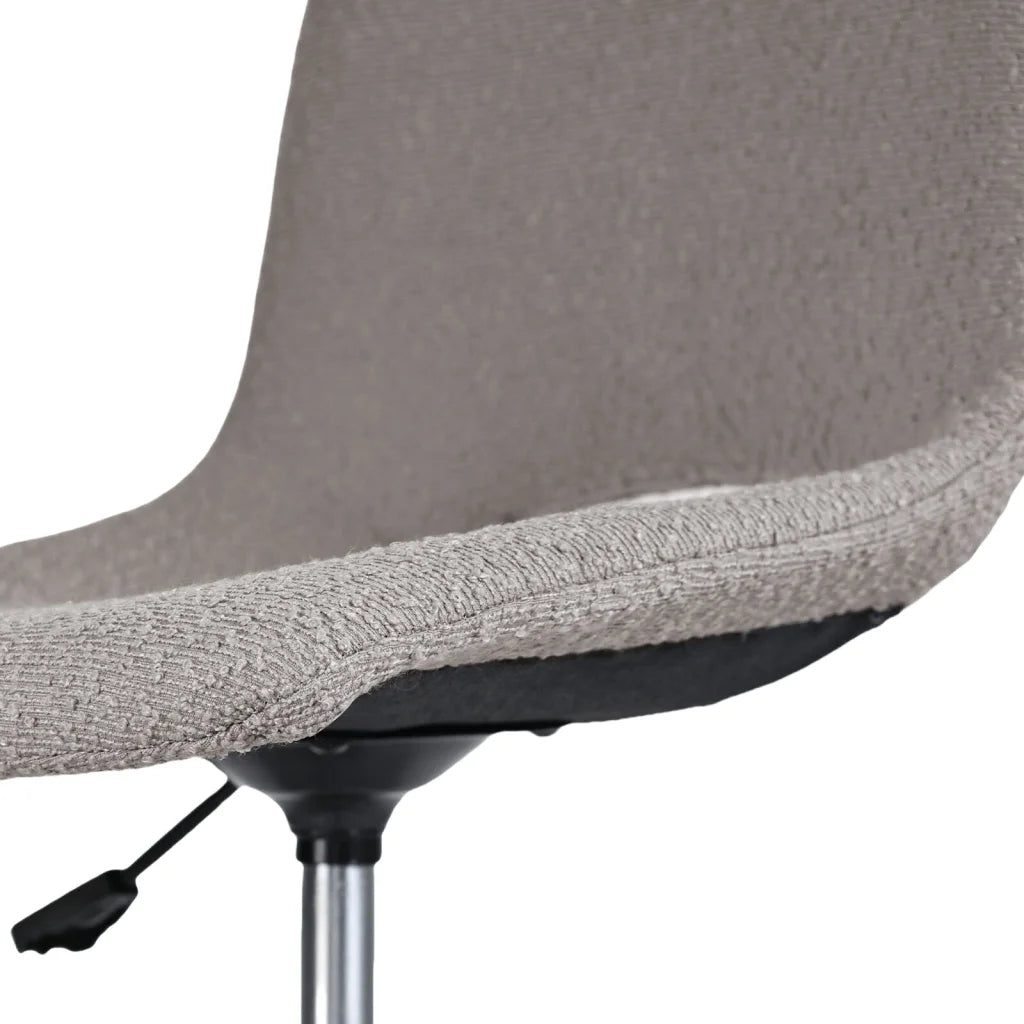 2 Set Office Desk Chair - Loop Yarn Fabric Home Swivel
