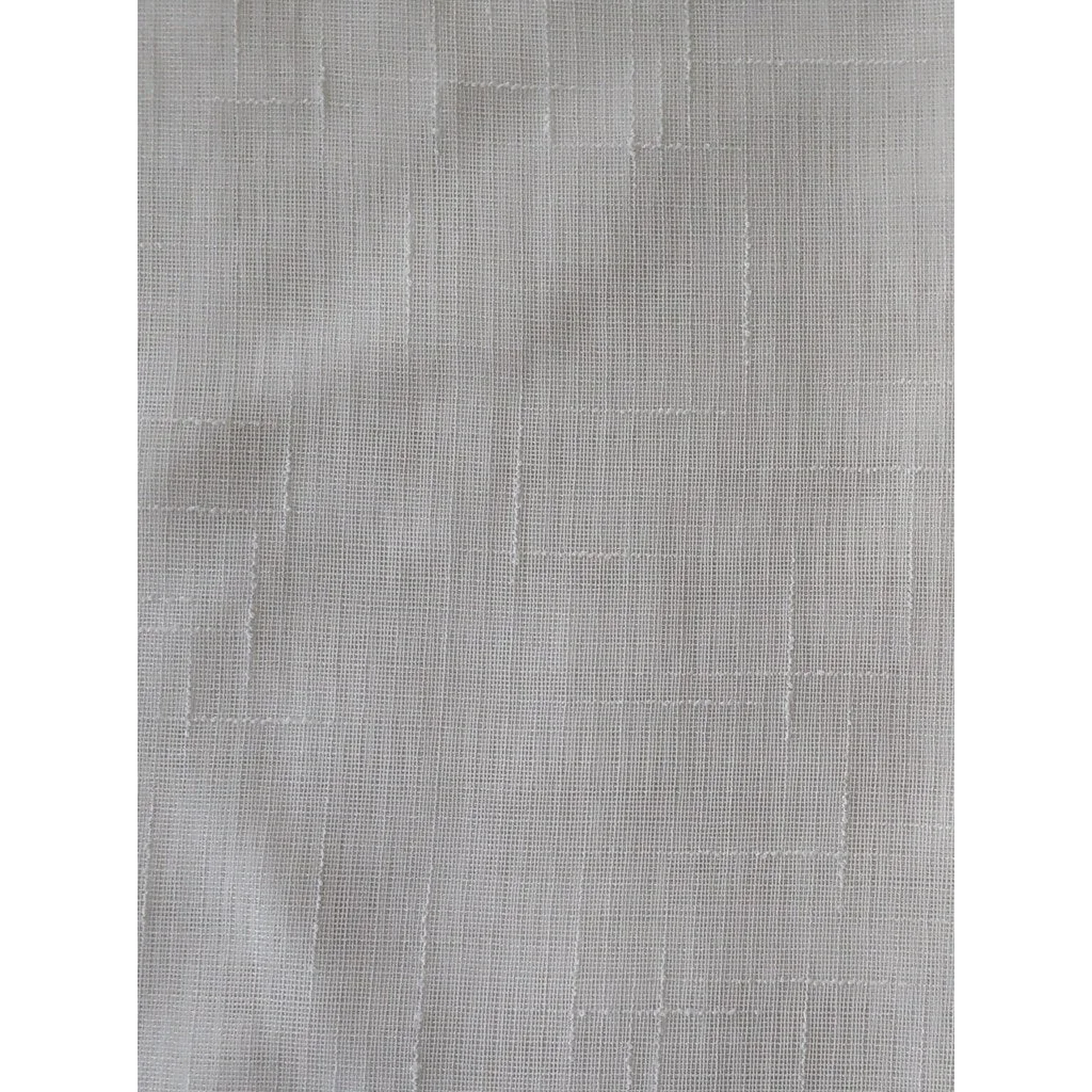 2 Sheer Voile Curtains 530cm wide 230cm long + 30 Hooks New