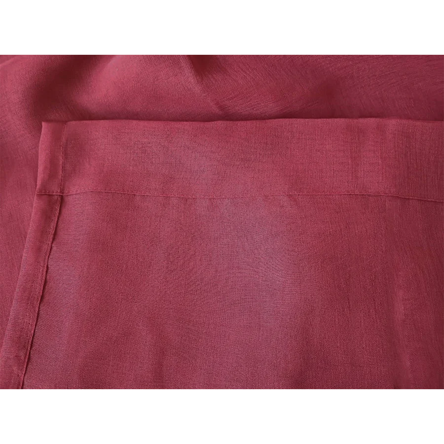 2 Sheer Voile Curtains 544cm wide 230cm long + 30 Pinch